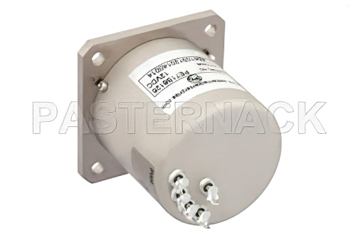 SP4T Electromechanical Relay Normally Open Switch, DC to 22 GHz, 20W, 12V, SMA