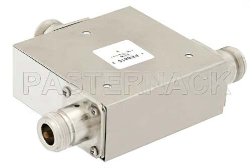 Circulator With 18 dB Isolation From 1.7 GHz to 2.2 GHz, 10 Watts And N Female