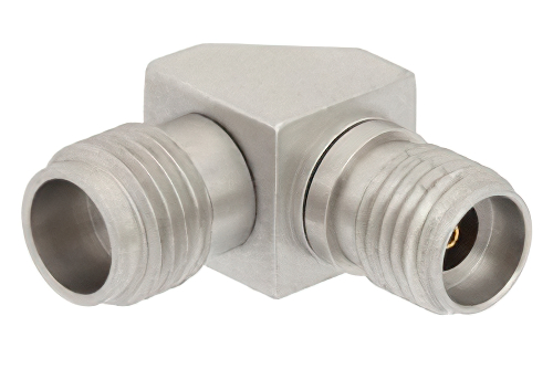 2.4mm Female to 2.92mm Female Right Angle Adapter