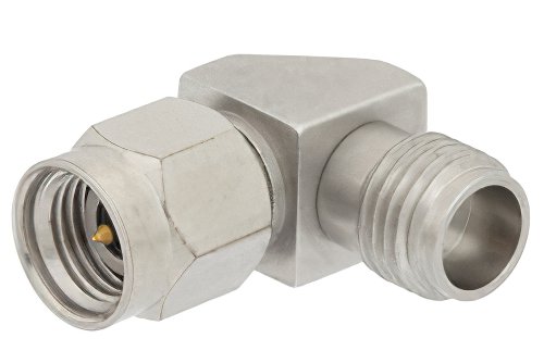 2.4mm Female to 2.92mm Male Right Angle Adapter