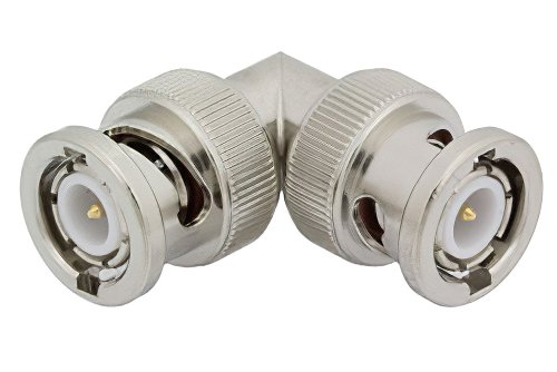 BNC Male to BNC Male Right Angle Adapter