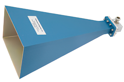 WR-137 Waveguide Standard Gain Horn Antenna Operating From 5.85 GHz to 8.2 GHz With a Nominal 20 dB Gain N Female Input