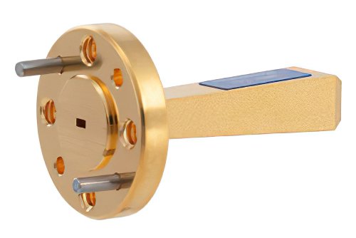 WR-6 Waveguide Standard Gain Horn Antenna Operating from 110 GHz to 170 GHz with a Nominal 15 dBi Gain with UG-387/U-Mod Round Cover Flange
