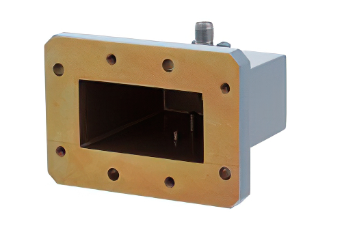 WR-159 CMR-159 Flange to SMA Female Waveguide to Coax Adapter Operating from 4.9 GHz to 7.05 GHz