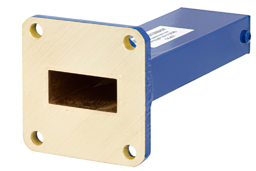 4 Watts Low Power Commercial Grade WR-90 Waveguide Load 8.2 GHz to 12.4 GHz, Bronze