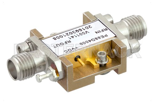 Frequency Divider, Divide by 4 Prescaler Module, 500 MHz to 18 GHz, Field Replaceable SMA