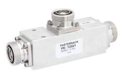 Low Loss 16 dB 7/16 DIN Unequal Tapper Optimized For Mobile Networks From 380 MHz to 6 GHz Rated To 300 Watts