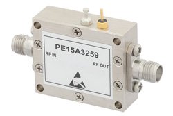 2.5 dB NF 22 dBm P1dB 6 GHz to 18 GHz Low Noise Broadband Amplifier 38 dB Gain 30 dBm IP3 SMA