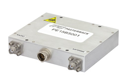 High Power Bi-Directional Amplifier, 5/20 Watts, 1.35 GHz to 1.39 GHz, 1 us switching, 22 dB Gain, SMA