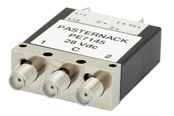 SMA Electro Mechanical SPDT Switch From DC To 18 GHz Rated To 35 Watts And 24 Volts To 32 Volts With I, P Features