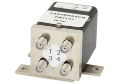 SMA Electro Mechanical Transfer Switch From DC To 18 GHz Rated To 35 Watts And 24 Volts To 32 Volts With I, L, S Features