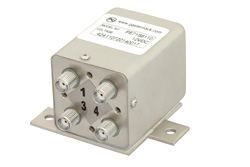 Transfer Electromechanical Relay Switch DC to 26.5 GHz, SMA, 30 Watts, 12V Control with Failsafe