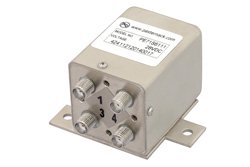 Transfer Electromechanical Relay Switch DC to 26.5 GHz, SMA, 30 Watts, 28V Control with Failsafe
