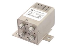 Transfer Electromechanical Relay Switch DC to 26.5 GHz, SMA, 30 Watts, 28V Control with Indicators, Latching, TTL