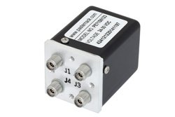 Transfer Electromechanical Relay Switch DC to 40 GHz, 2.92mm, 10 Watts, 28V Control with Latching