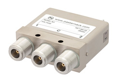 SPDT Electromechanical Relay Switch DC to 12.4 GHz, N, 50 Watts, 28V Control with Latching