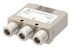 SPDT Electromechanical Relay Switch DC to 12.4 GHz, N, 50 Watts, 28V Control with Indicators, Latching, TTL