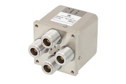 Transfer Electromechanical Relay Switch DC to 12.4 GHz, N, 160 Watts, 28V Control with Indicators, Failsafe, TTL