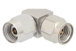 2.4mm Male to 2.92mm Male Right Angle Adapter