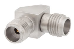 2.4mm Female to 2.4mm Female Right Angle Adapter