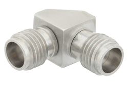 1.85mm Female to 2.4mm Female Right Angle Adapter