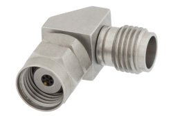 1.85mm Male to 2.4mm Female Right Angle Adapter