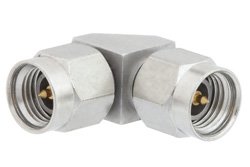 3.5mm Male to 3.5mm Male Right Angle Adapter