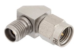 3.5mm Male to 3.5mm Female Right Angle Adapter