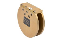 WR-28 Waveguide Sector Antenna Operating from 27.5 GHz to 29.5 GHz with a Nominal 6 dBi Gain with UG-599/U Square Cover Flange