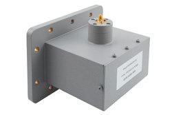 WR-430 UDR22 Flange to SMA Female Waveguide to Coax Adapter Operating from 1.72 GHz to 2.61 GHz in Aluminum