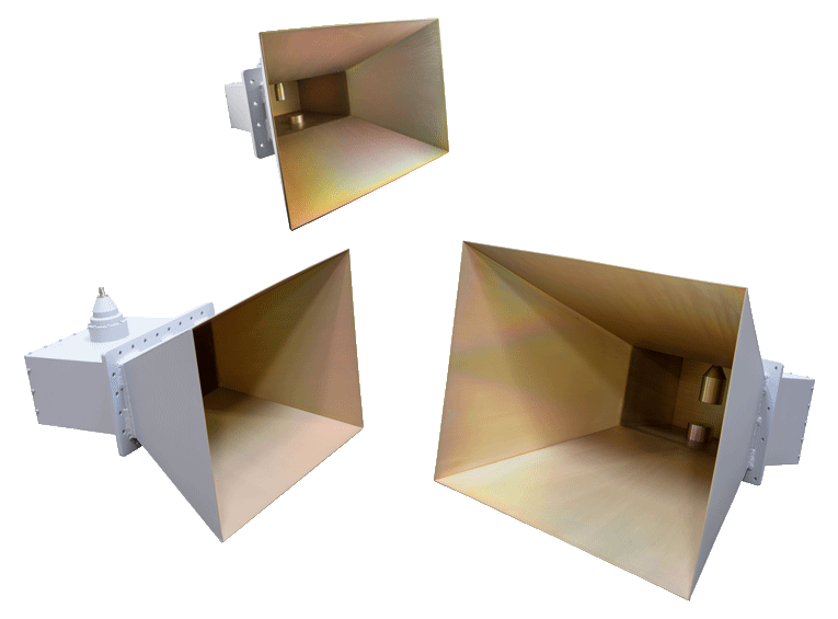 Low Frequency Waveguide Standard Gain Horns by Pasternack