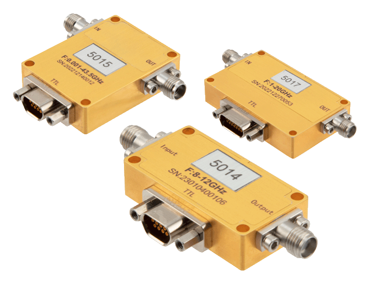 Voltage Controlled Analog Attenuators and TTL Programmable Attenuators