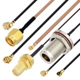 hirose w.fl connector cable assembly compatible from pasternack