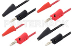 Mini Alligator Clip to Banana Plug Cable Assemblies