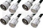 7/16 DIN Female to 7/16 DIN Male Cable Assemblies