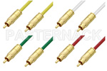 RCA Male 75 Ohm to RCA Male 75 Ohm Cable Assemblies