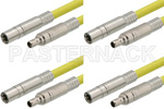 Mini SMB Jack 75 Ohm to Mini SMB Plug 75 Ohm Cable Assemblies