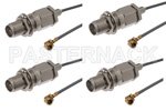 UMCX Plug Right Angle to SMA Female Cable Assemblies