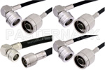 QN Male Right Angle to Type N Male Cable Assemblies