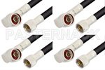 UHF Male to Type N Male Right Angle Cable Assemblies
