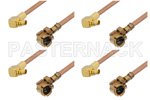 UMCX Plug Right Angle to MMCX Plug Right Angle Cable Assemblies