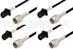 FAKRA Plug to SMA Male Cable Assemblies