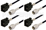 FAKRA Jack to SMA Male Cable Assemblies