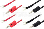 Spade Lug to Banana Plug Patch Cords