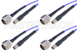 SMA Male To N Male Connector RF Test Cables