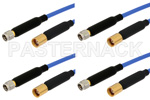 Push On SMA Male To SMA Male RF Test Cables