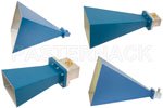 4.90 GHz to 7.05 GHz WR159 Standard Gain Horn Antennas