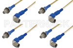 SMA Male Right Angle To SMA Female Bulkhead .150