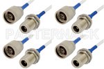 N Male to N Female Bulkhead .150 Cables
