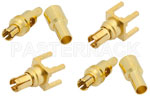 75 Ohm MCX Plug Straight Connectors